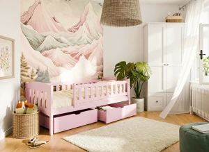 GUCIO 90x180 pink children's bed Lano Furniture
