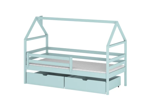ARON 80x160 blue children's bed Lano Furniture