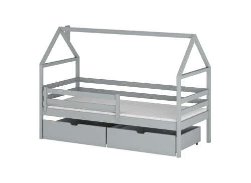 ARON 80x180 grey children's bed Lano Furniture
