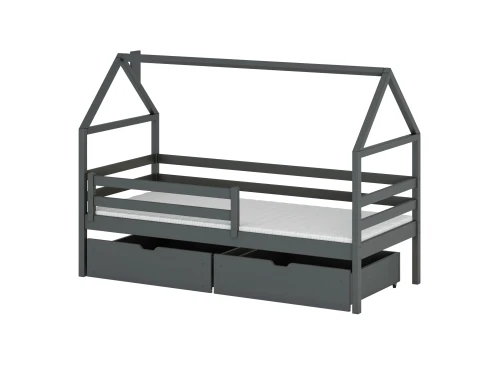 ARON 90x200 graphite children's bed Lano Furniture