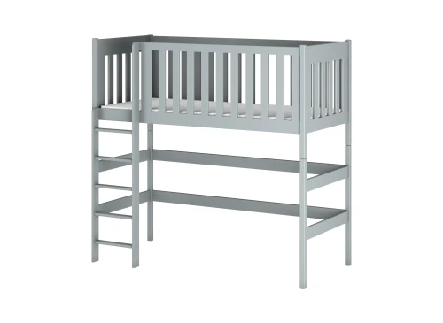 LAURA 80x190 grey loft bed Lano Furniture