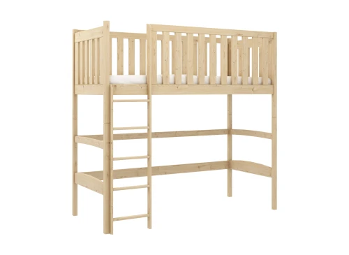 LAURA 90x200 pine loft bed Lano Furniture