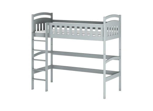 MIA 80x170 grey loft bed Lano Furniture