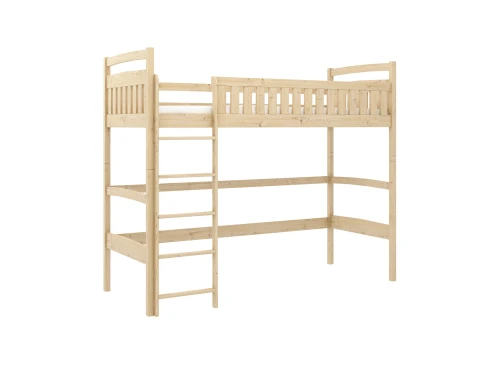 MIA 90x180 pine loft bed Lano Furniture
