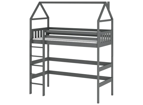 GLORIA 80x180 graphite loft bed Lano Furniture
