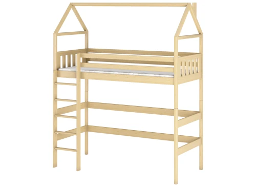 GLORIA 80x180 pine loft bed Lano Furniture