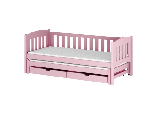AMELKA 80x160 pink bunk bed Lano Furniture