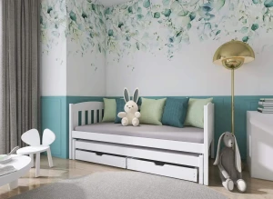 AMELKA 80x190 white bunk bed Lano Furniture