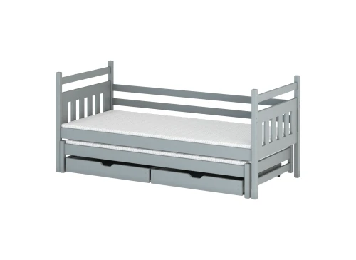 DANIEL 80x160 grey bunk bed Lano Furniture