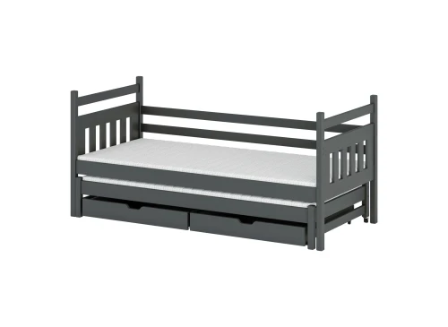 DANIEL 80x160 graphite bunk bed Lano Furniture