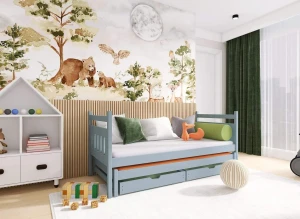 DANIEL 90x180 grey bunk bed Lano Furniture