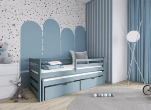 SENSO 80x200 grey bunk bed Lano Furniture