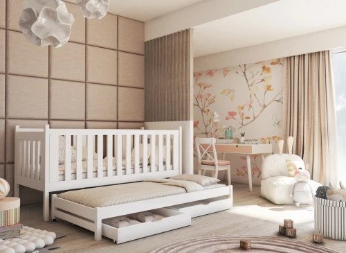 KAJA 80x200 popolová dvojitá výsuvná posteľ Lano Nábytok