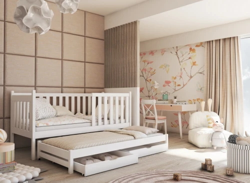 KAJA 80x200 popolová dvojitá výsuvná posteľ Lano Nábytok