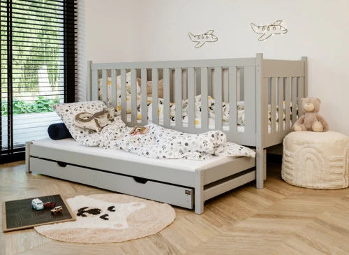 KAJA 90x180 grey bunk bed Lano Furniture