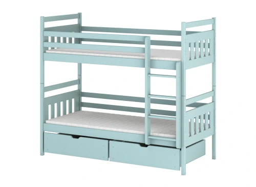 ADAŚ 80x190 blue bunk bed Lano Furniture