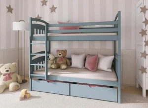 GABI 80x170 grey bunk bed Lano Furniture