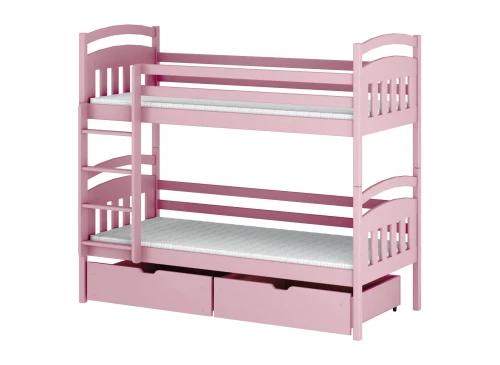 GABI 80x170 pink bunk bed Lano Furniture