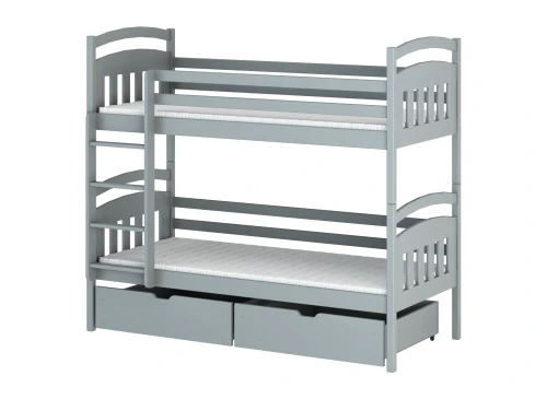 GABI 80x190 grey bunk bed Lano Furniture