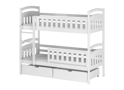 IGNAŚ 90x180 white bunk bed Lano Furniture