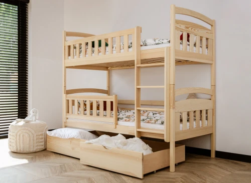 IGNAŚ 90x180 borovica poschodová posteľ Lano Nábytok