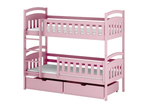 IGNAŚ 90x200 pink bunk bed Lano Furniture