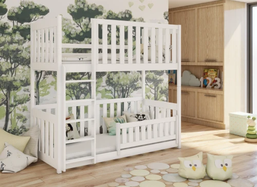 KONRAD 90x180 pink bunk bed Lano Furniture