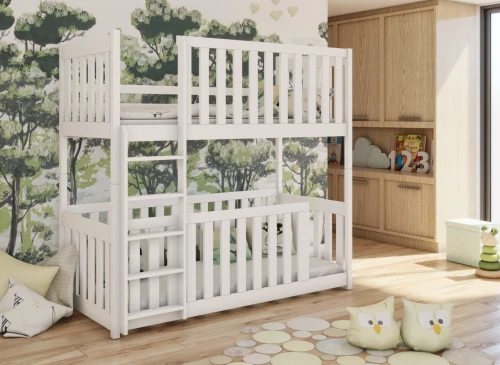 KONRAD 90x180 pink bunk bed Lano Furniture
