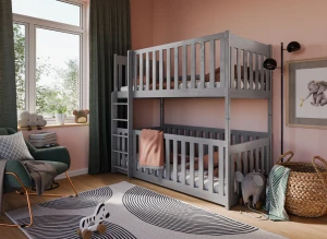 KONRAD 90x190 grey bunk bed Lano Furniture