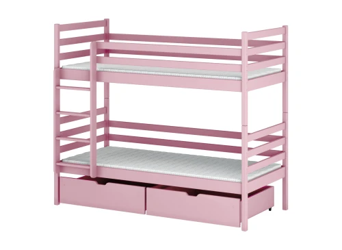 NEMO 80x200 pink bunk bed Lano Furniture