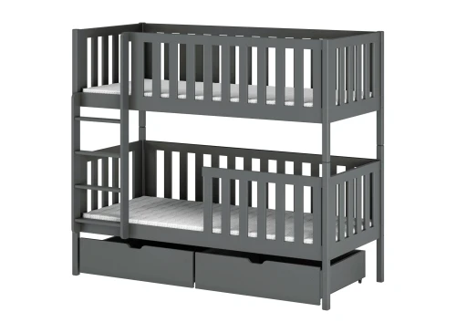 MICHALINA 90x190 graphite bunk bed Lano Furniture