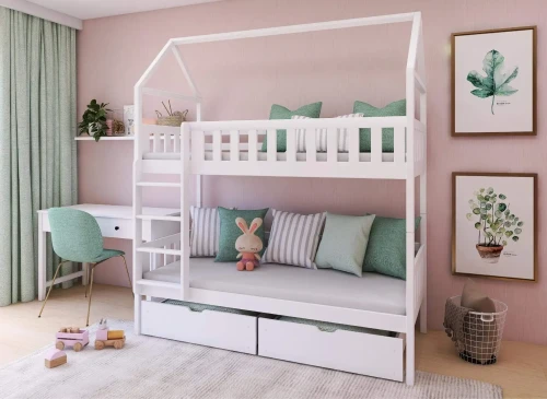 GAJA 80x180 graphite bunk bed Lano Furniture