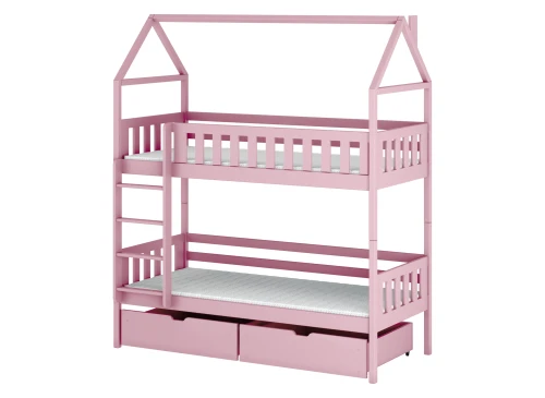 GAJA 80x200 pink bunk bed Lano Furniture