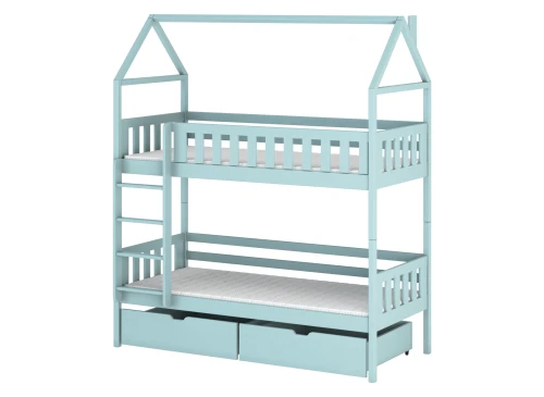 GAJA 90x180 blue bunk bed Lano Furniture