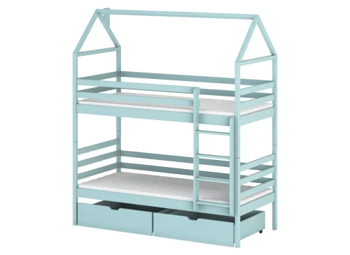 ALEX 90x180 blue bunk bed Lano Furniture