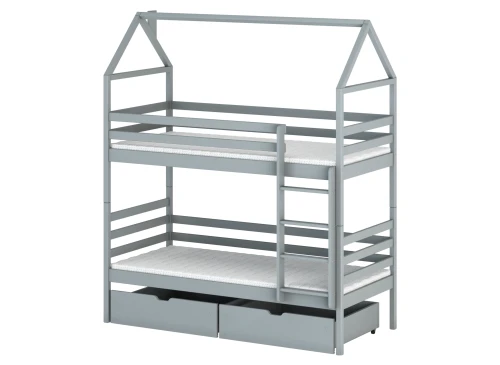 ALEX 90x190 grey bunk bed Lano Furniture