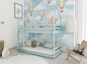 AXEL 80x180 blue house bunk bed Lano Furniture