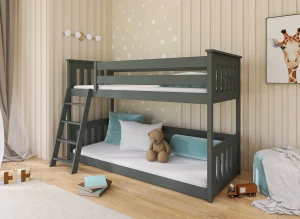 KEVIN 80x200 graphite bunk bed Lano Furniture