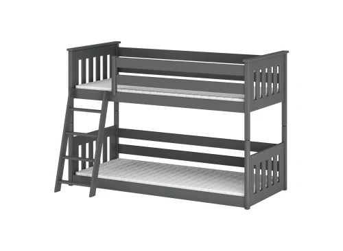 KEVIN 90x190 graphite bunk bed Lano Furniture