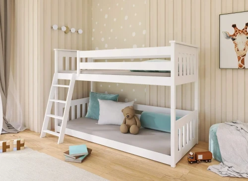 KEVIN 90x200 white bunk bed Lano Furniture