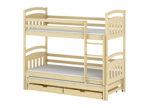 ALAN 80x180 pine bunk bed Lano Furniture