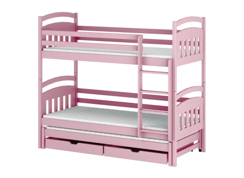 ALAN 80x200 pink bunk bed Lano Furniture