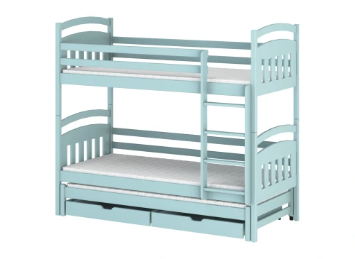 ALAN 90x200 blue bunk bed Lano Furniture