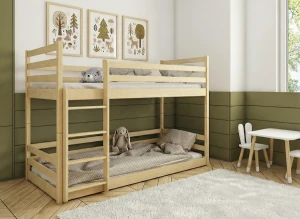 MINI 80x180 borovica poschodová posteľ Lano Nábytok