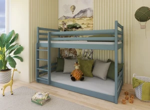 MINI 90x180 grey bunk bed Lano Furniture