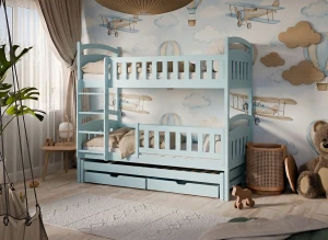BLANKA 80x170 blue bunk bed Lano Furniture