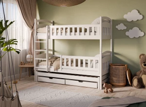 BLANKA 90x180 white bunk bed Lano Furniture