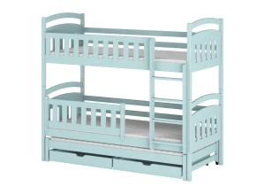 BLANKA 90x200 blue bunk bed Lano Furniture