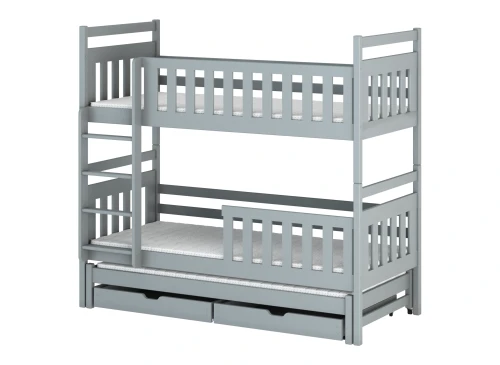 KLARA 80x190 grey bunk bed Lano Furniture