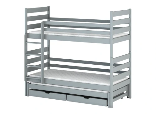 TOMI 90x180 grey bunk bed Lano Furniture